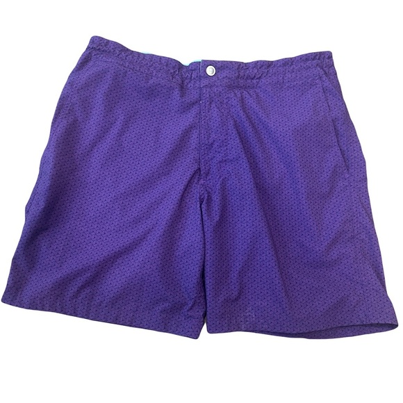 Bonobos Banzai Boardie Swim Trunks Printed Purple Men's 31 - Picture 2 of 9